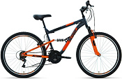 Велосипед ALTAIR MTB FS 26 1.0 (2021) темно-серый-оранжевый