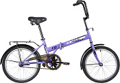 Велосипед NOVATRACK TG30 20 складной (2020) фиолетовый